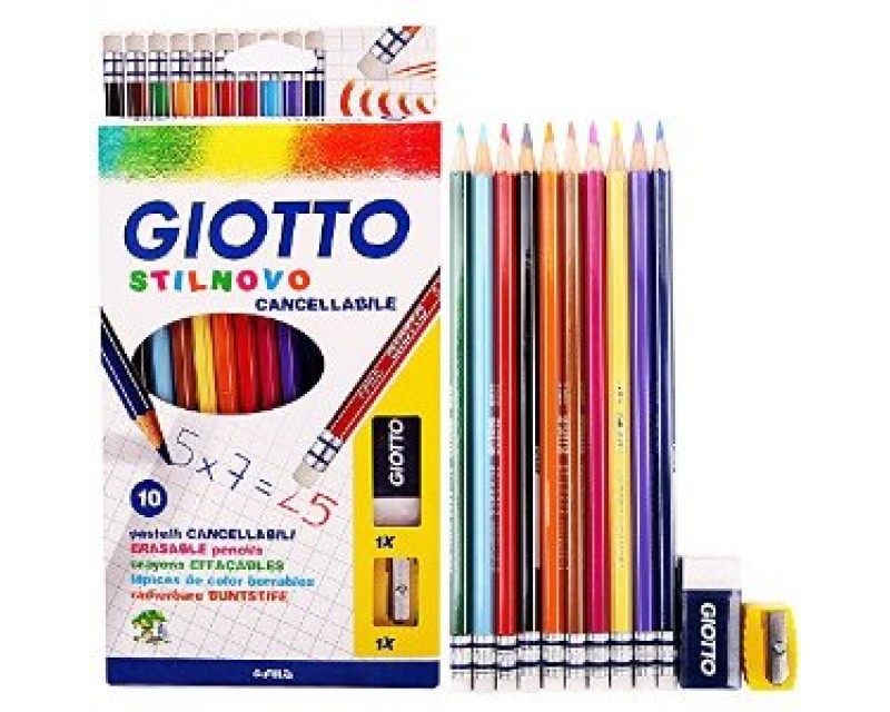 Pastelli cancellabili GIOTTO Stilnovo 10 Pz Pastelli cancellabili GIOTTO Stilnovo 10 Pz